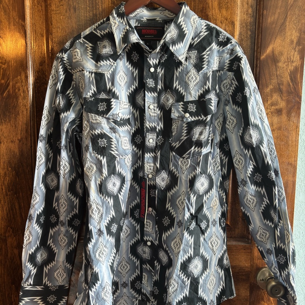 Men's Rock&Roll Western Shirt